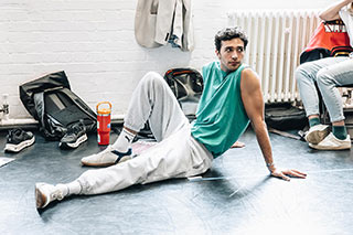 Bruce Herbelin-Earle in rehearsals