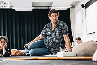 Cary Crankson in rehearsal