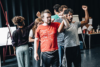 Lachlan McCall & Jason Eddy in rehearsals