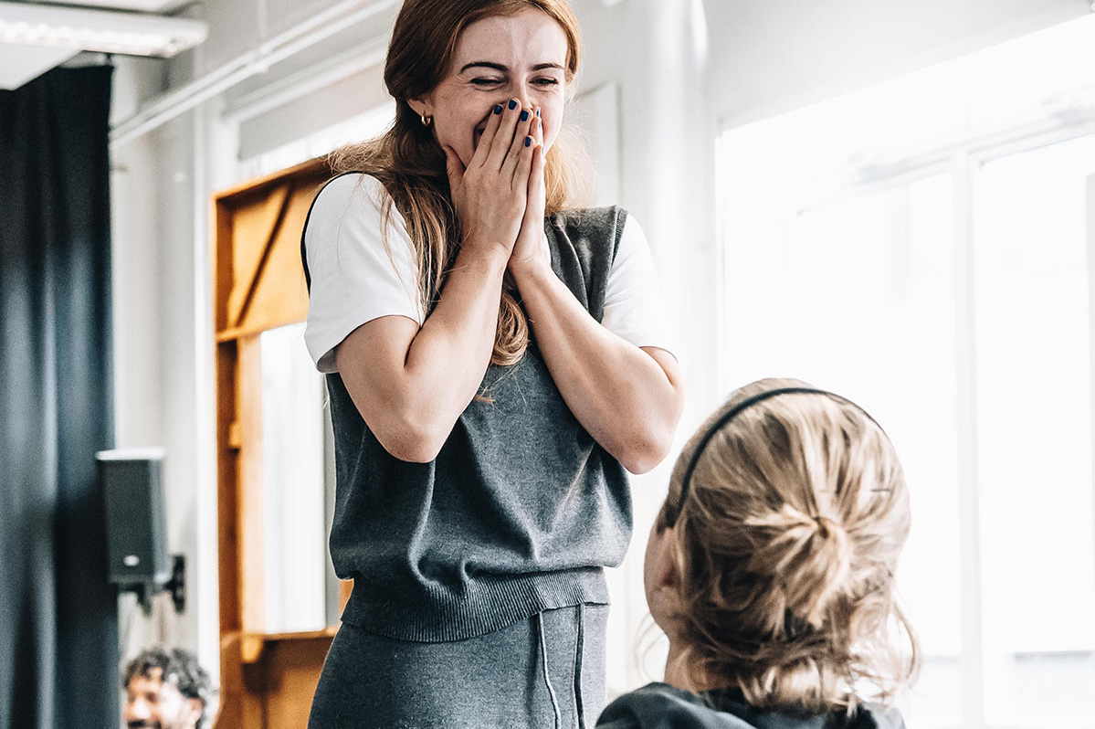 Maisie Smith in rehearsals